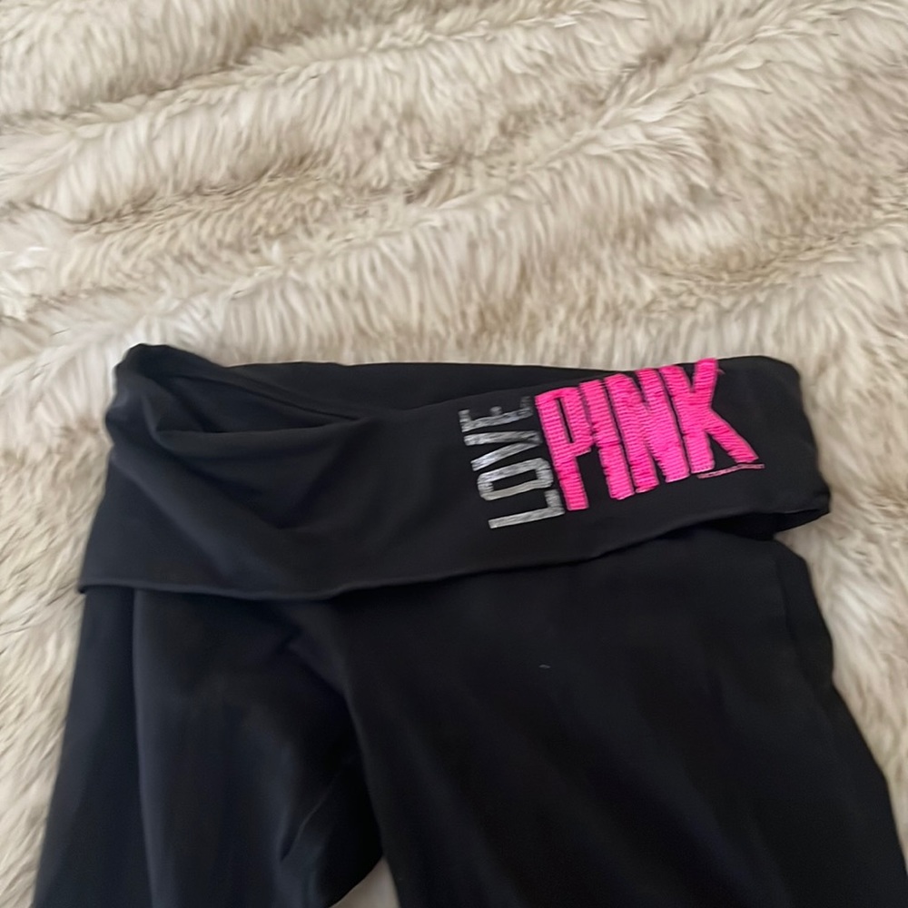 Victoria’s Secret fold over boot cut yoga pants